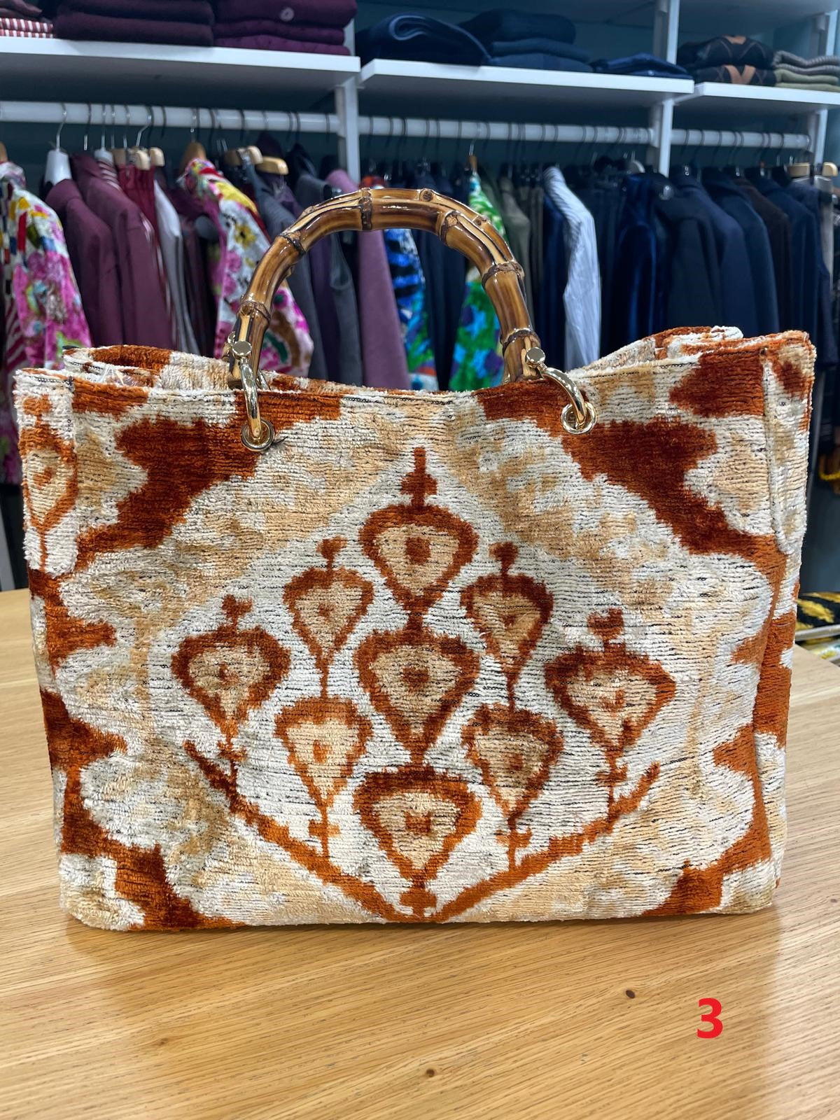 Large Silk Carpet Handbags