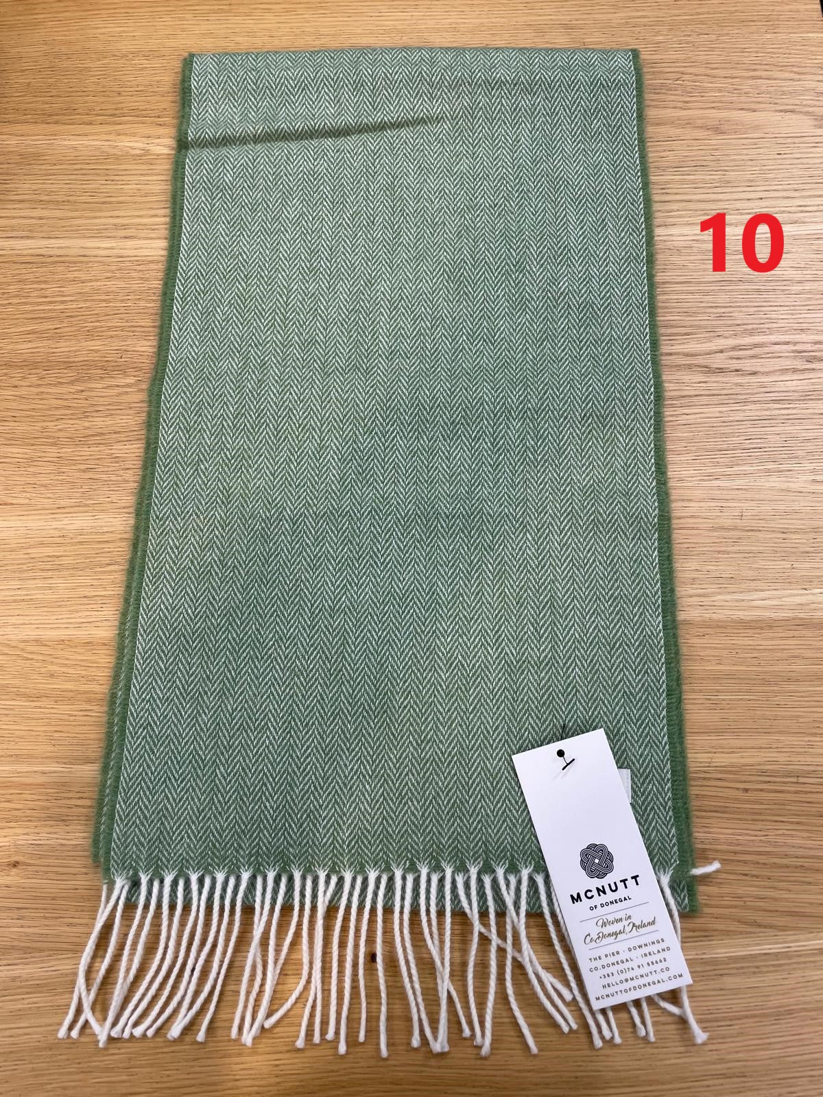 Pure wool scarves made in Ireland