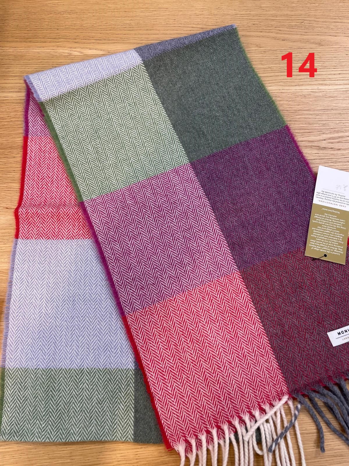 Pure wool scarves made in Ireland