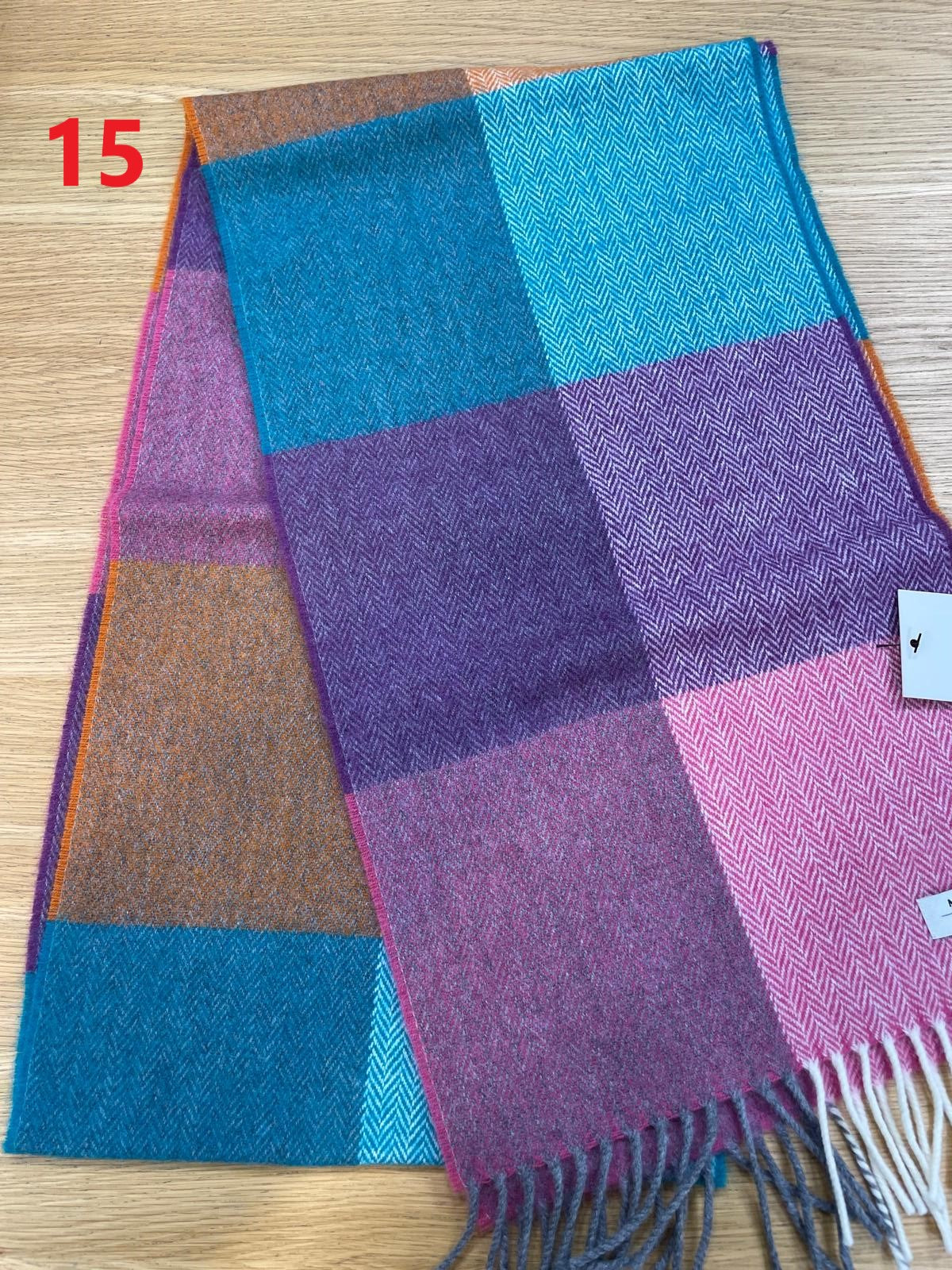 Pure wool scarves made in Ireland