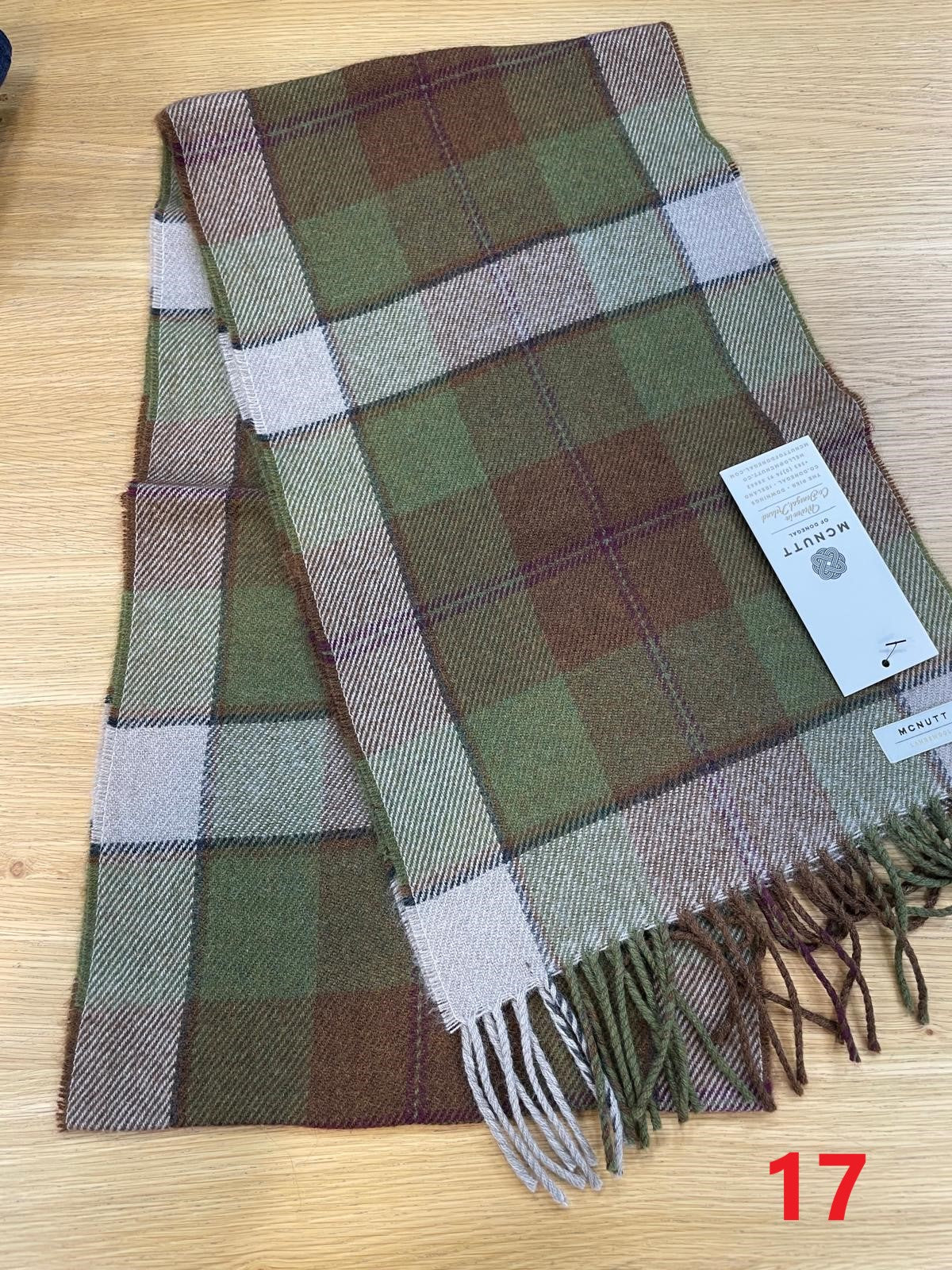 Pure wool scarves made in Ireland