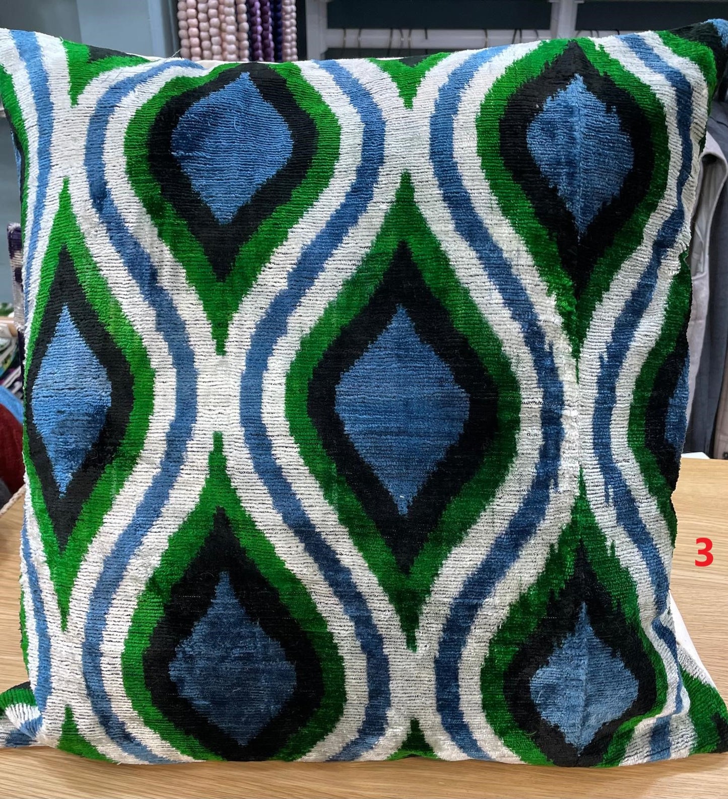 50x50 cm square silk carpet cushions