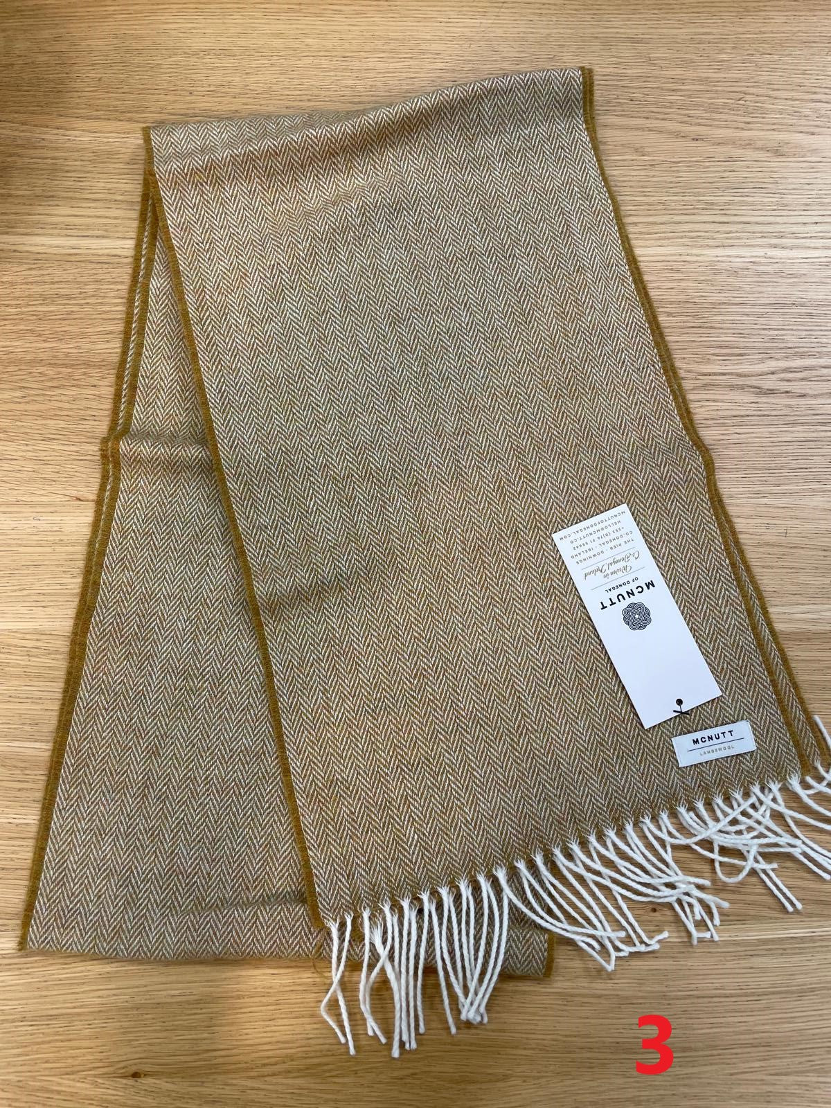 Pure wool scarves made in Ireland