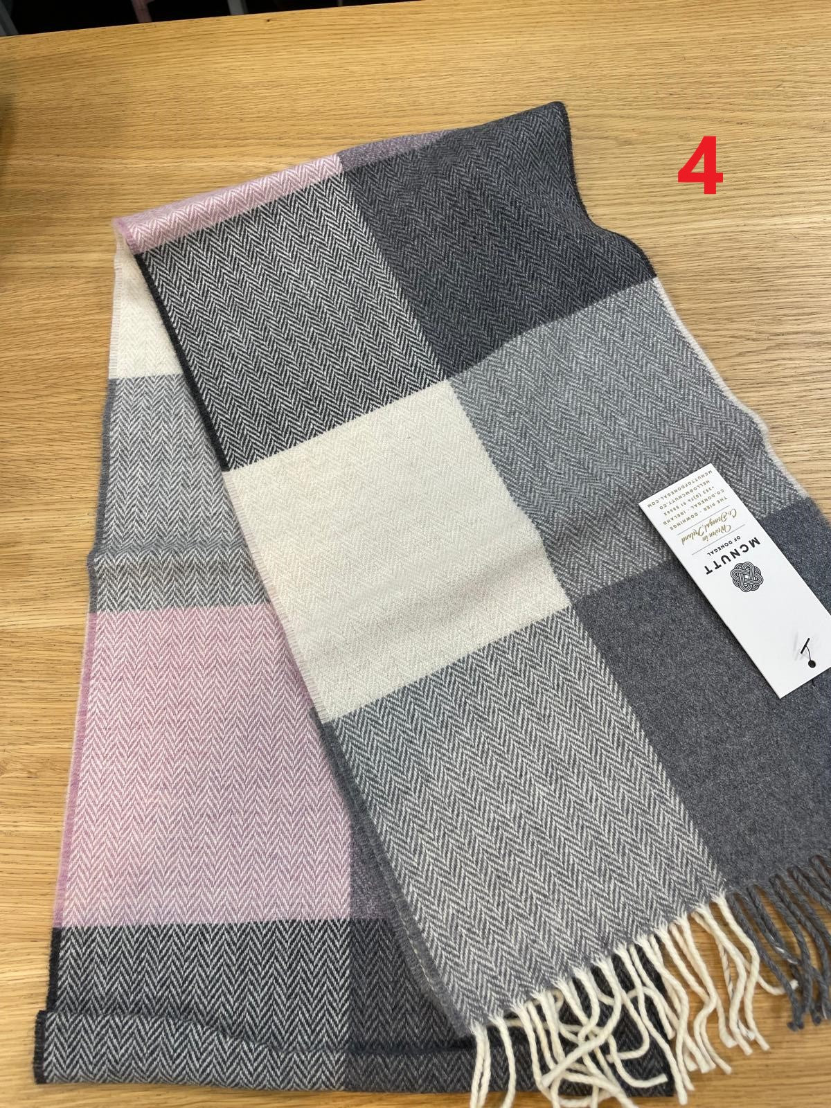 Pure wool scarves made in Ireland