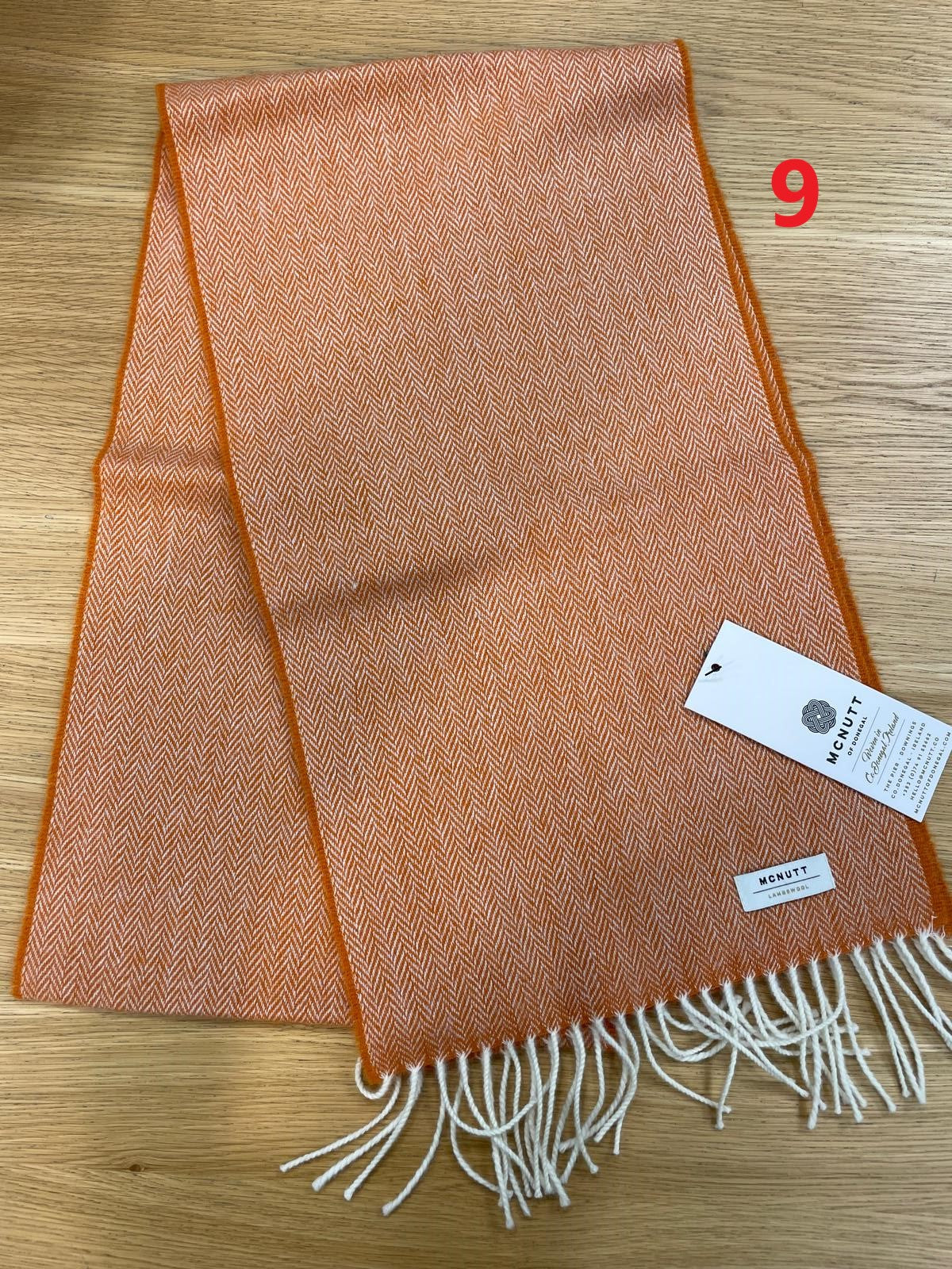 Pure wool scarves made in Ireland