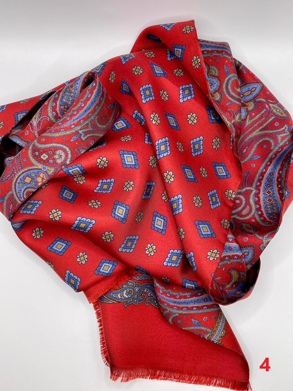 Silk scarf double face