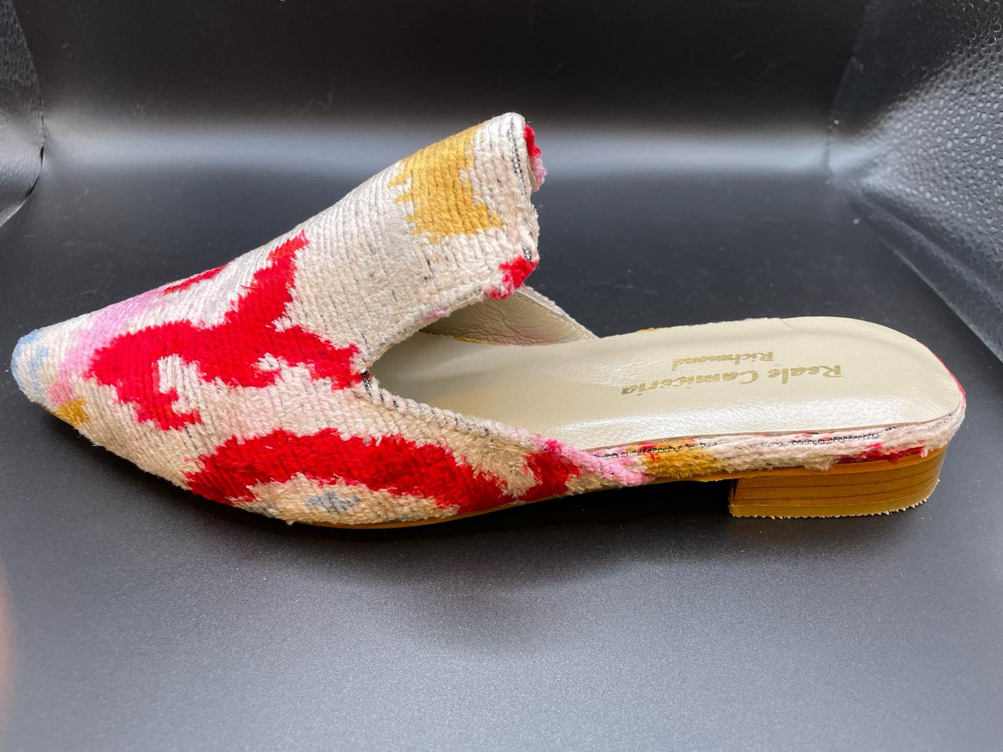 Silk Carpet Shoes - Coral